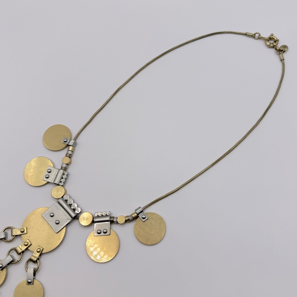 MADEWELL Mixed Metals Statement Necklace - Picture 7 of 12